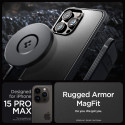 Spigen case Rugged Armor Mag Magsafe for iPhone 15 Pro Max 6,7" matte black