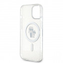 Karl Lagerfeld case for iPhone 15 Plus 6,7" KLHMP15MHGKCNOT transparent HC Magsafe IML KC Glitter