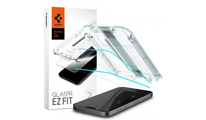 Spigen protective glass for Apple iPhone 15 Pro 2 pcs