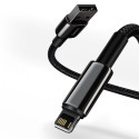 Baseus Tungsten Gold Cable USB to iP 2.4A 1m (black)