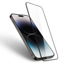 Fusion Double Tempered Antistaatiline karastatud klaas Apple iPhone 14 Pro Max must