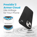 Speck Presidio2 Grip Magsafe - Case for iPhone 15 / iPhone 14 / iPhone 13 (Black / Slate Grey / Whit