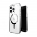 Speck Presidio Perfect-Clear MagSafe - Case for iPhone 15 Pro (Clear / Chrome Finish / Serene Silver