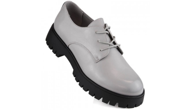 Sergio Leone W SK424B oxford shoes, gray (37)