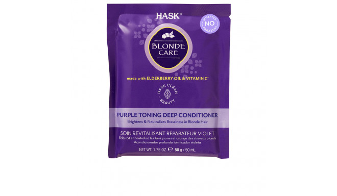 HASK BLONDE CARE purple toning deep conditioner 50 gr