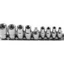Набор торцевых головок TORX 1/4″, 3/8″, 9 шт.