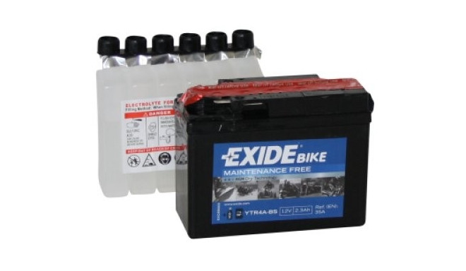 12V 2,3Ah YTR4A-BS AGM 113x48x85-+ Exide