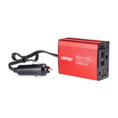 Inverter 12V-230V, 150/300W, 2 USB-pesa