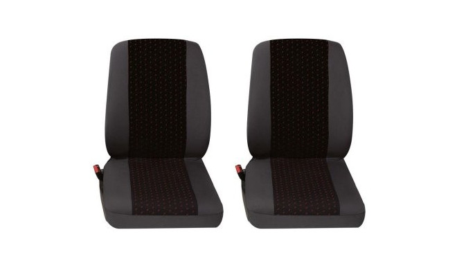Чехлы на автомобильные сиденья Profi 1, красный (для 1+1 сидений)