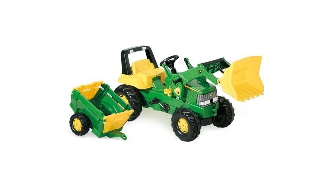 Rolly Junior John Deere traktor kopa ja käruga