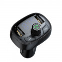 Bluetooth FM Modulator Car Charger 12-24V 2xUSB 3.4A, Black