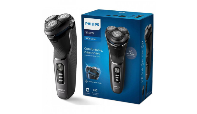 Philips Wet or Dry electric shaver S3343/13, Wet&Dry, PowerCut Blade System, 5D Flex Heads, 60min sh