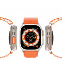 DUX DUCIS GS - woven nylon strap for Apple Watch 42/44/45/49mm orange