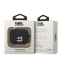 Original case KARL LAGERFELD KLAPRUNCHK for Apple Airpods Pro (3D Sil NFT Choupette / black)