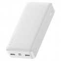 Baseus PPDML-J02 Bipow akupank 20000mAh 20W | 2x USB | USB Type C | micro USB | valge