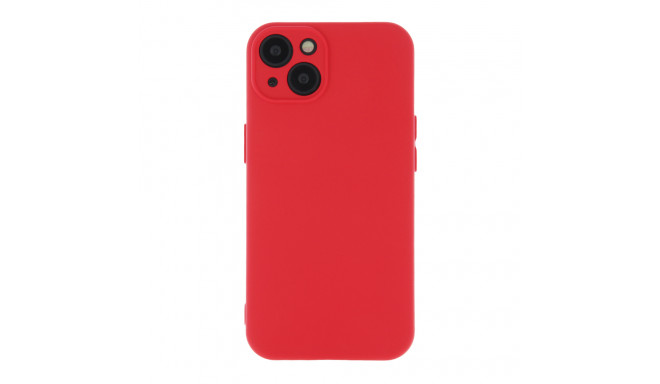 Fusion Silicon back case silicone for Apple iPhone 15 red