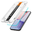 SZKŁO HARTOWANE SPIGEN GLAS.TR ”EZ FIT” 2-PACK IPHONE 15 PRO CLEAR