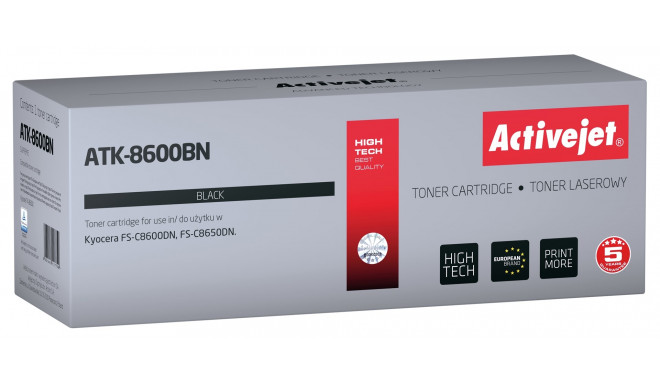 Activejet ATK-8600BN tooner (asendus Kyocera TK-8600K; Supreme; 30000 lehekülge; must)
