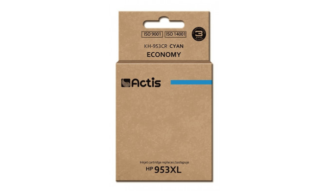 Actis KH-953CR Ink Cartridge (replacement for HP 953XL F6U16AE; Standard; 25ml; blue) - New Chip