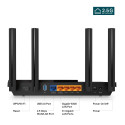 Wireless Router|TP-LINK|Wireless Router|3000 Mbps|Wi-Fi 6|IEEE 802.11a|IEEE 802.11 b/g|IEEE 802.11n|