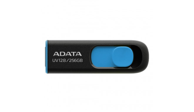 MEMORY DRIVE FLASH USB3 256GB/BLK/BLUE AUV128-256G-RBE ADATA