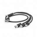 Gembird cable USB 3in1 1m, black (CC-USB2-AM31-1M)