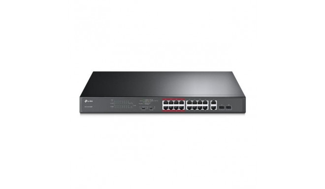 Switch|TP-LINK|Desktop/pedestal|16x10Base-T / 100Base-TX|2x10/100/1000BASE-T/SFP combo|PoE+ ports 16