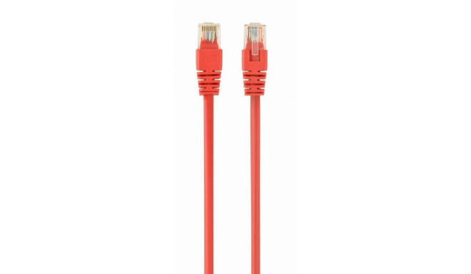 PATCH CABLE CAT5E UTP 0.25M/RED PP12-0.25M/R GEMBIRD