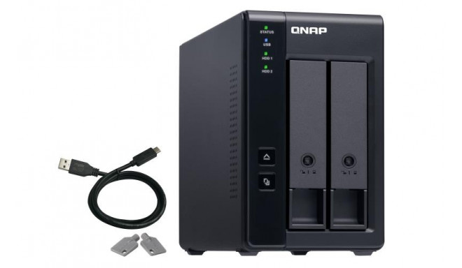 DAS ENCLOSURE 2BAY USB-C/TR-002 QNAP