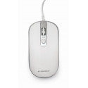 MOUSE USB OPTICAL WHITE/SILVER/MUS-4B-06-WS GEMBIRD