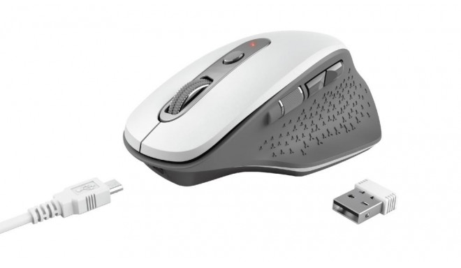 MOUSE USB OPTICAL WRL/OZAA WHITE 24035 TRUST
