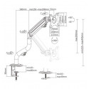 DISPLAY ACC MOUNTING ARM/17-32" MA-DA1-02 GEMBIRD