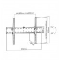 TV SET ACC WALL MOUNT 37-70"/WM-70T-02 GEMBIRD