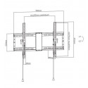 TV SET ACC WALL MOUNT 37-80"/WM-80T-01 GEMBIRD