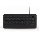 KEYBOARD MULTIMEDIA USB ENG/BLACK KB-UML-03 GEMBIRD