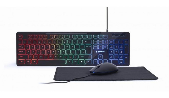 KEYBOARD +MOUSE USB ENG/KBS-UML-01 GEMBIRD