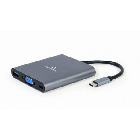 Gembird I/O adapter USB-C - HDMI/USB 3.0 6in1 (A-CM-COMBO6-01)