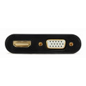 I/O ADAPTER HDMI TO HDMI/VGA/A-HDMIM-HDMIFVGAF-01 GEMBIRD