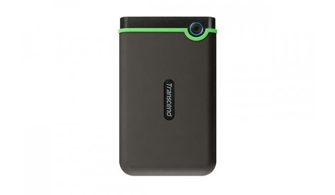 External HDD|TRANSCEND|StoreJet|TS2TSJ25M3C|2TB|USB 3.1|Colour Green|TS2TSJ25M3C