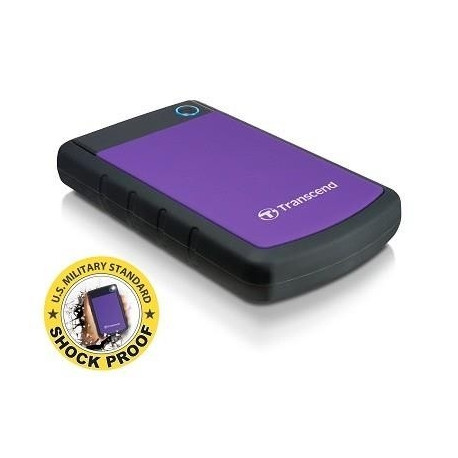 External HDD|TRANSCEND|StoreJet|1TB|USB 3.0|Colour Purple|TS1TSJ25H3P