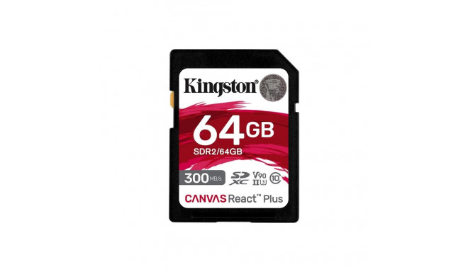 MEMORY SDXC 64GB C10/SDR2/64GB KINGSTON