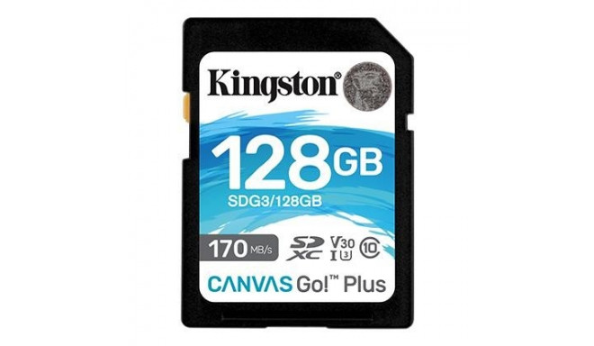 Kingston mälukaart SDXC 128GB UHS-I (SDG3/128GB)