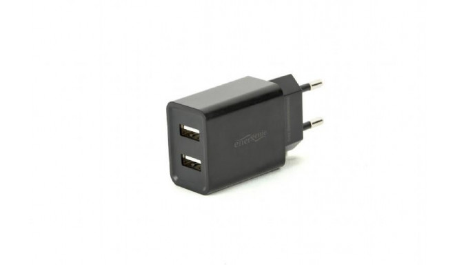 Gembird charger 2xUSB, black (EG-U2C2A-03-BK)