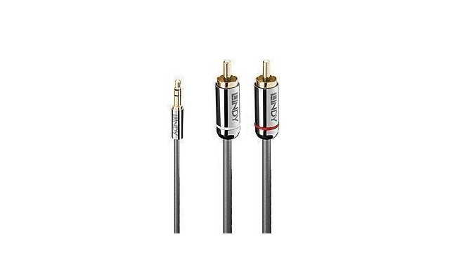 CABLE AUDIO 3.5MM TO PHONO 1M/35333 LINDY