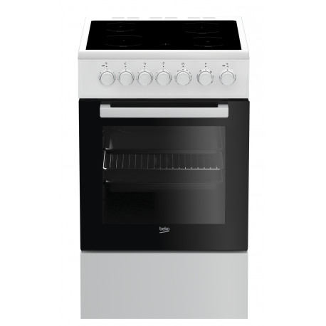 Klaaskeraamiline elektripliit Beko FSM57100 GW, 50 cm