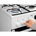 Gaasipliit AEG CKB56480BW elektriahjuga, 50 cm