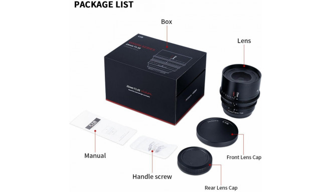 7Artisans Vision 25mm T1.05 Fuji FX