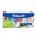 PELIKAN фломастеры Colorella Star, круглые, 24 цветов (18 + 6)