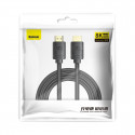 Kaabel HDMI-HDMI 2.0m (HDMI 2.1) must 8K 60Hz, BASEUS