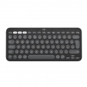 Logitech Pebble Keys 2 K380s, US, must - Juhtmevaba klaviatuur